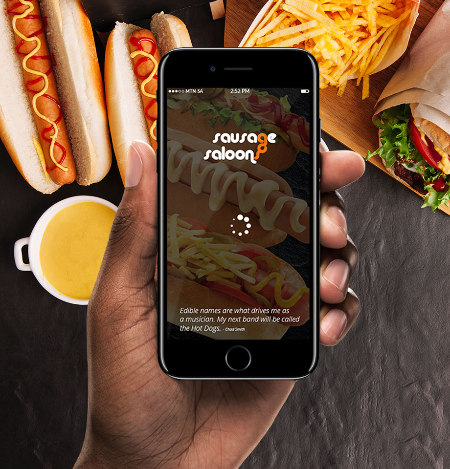 Mobile app for Sausage Saloon